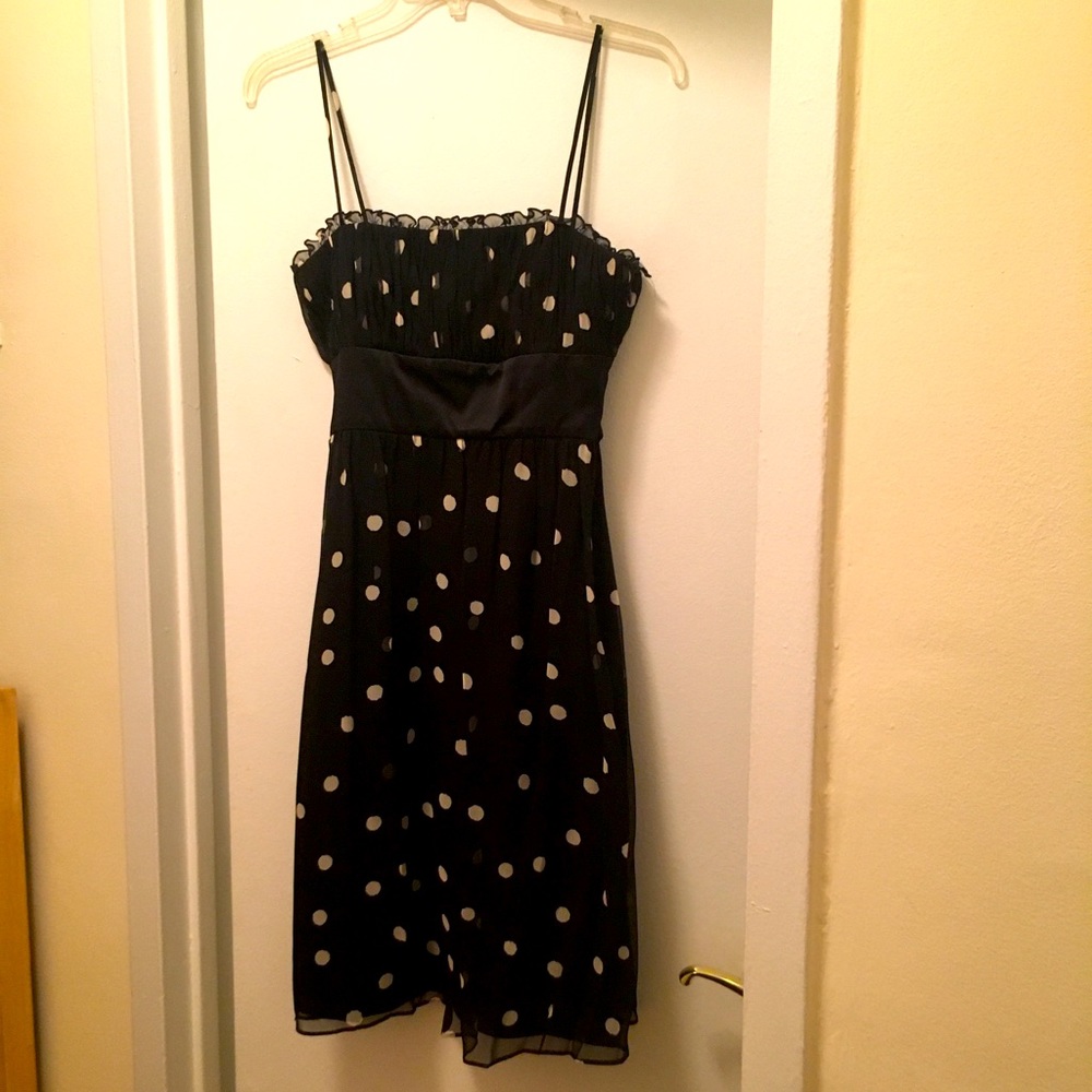 SALE!! Nine West Polka Dot Silk Dress